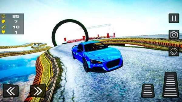 Extreme GT Racing Impossible Sky Ramp New Stunts स्क्रीनशॉट 9