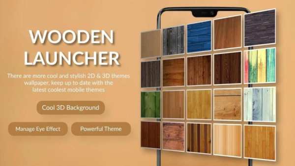 Wooden Theme Launcher screenshot 2