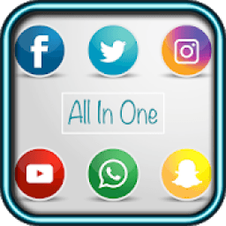 All In One Social Networks With Fingerprint Locker आइकन