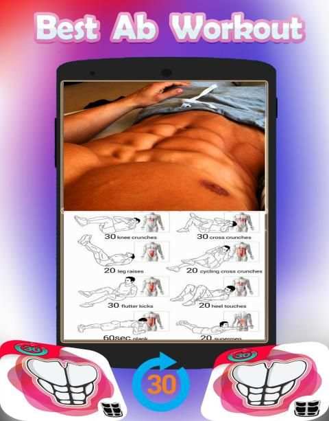 30 Day Ab Challenge - Abs Workout ( 6 Pack Abs ) screenshot 1