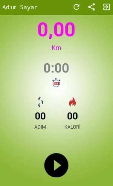 Adım Sayar - Pedometre, kalori ve yürüyüş sayacı screenshot 2
