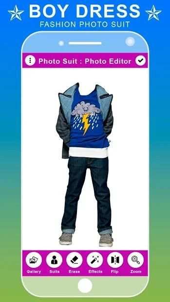 Boy Dresses Photo Editor screenshot 4