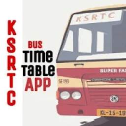 KSRTC Bus Time Table App