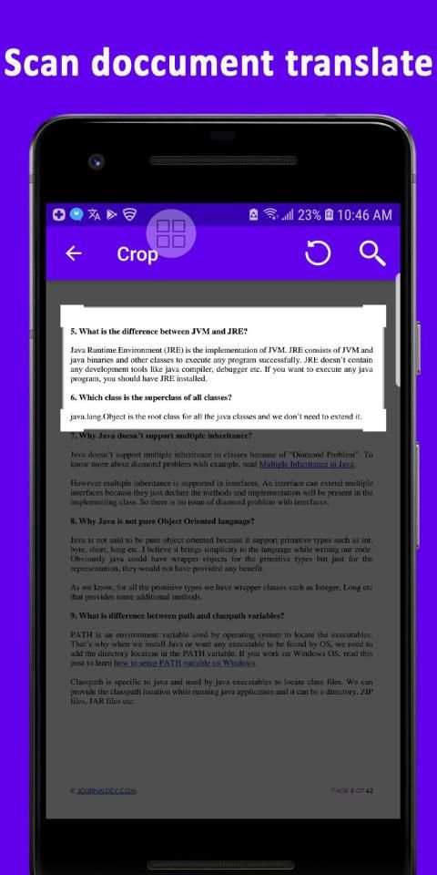 Translator Photo Scan - Image & File Scanner स्क्रीनशॉट 5