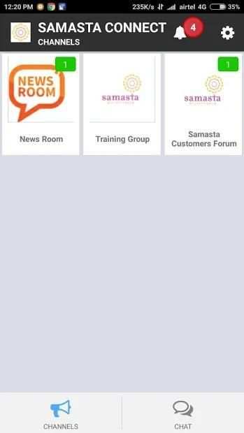 SAMASTA CONNECT स्क्रीनशॉट 1