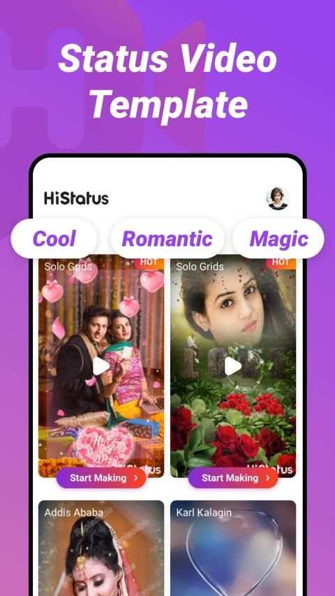 Histatus—Status Video Editor & Free Magic Effects screenshot 3