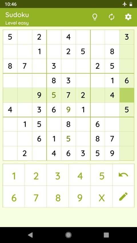 Sudoku screenshot 9