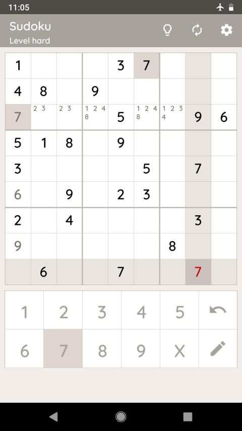 Sudoku screenshot 5