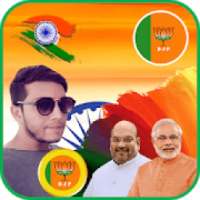 BJP Support DP/Profile Maker on 9Apps