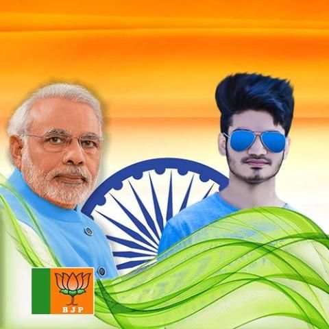 BJP Support DP/Profile Maker स्क्रीनशॉट 1