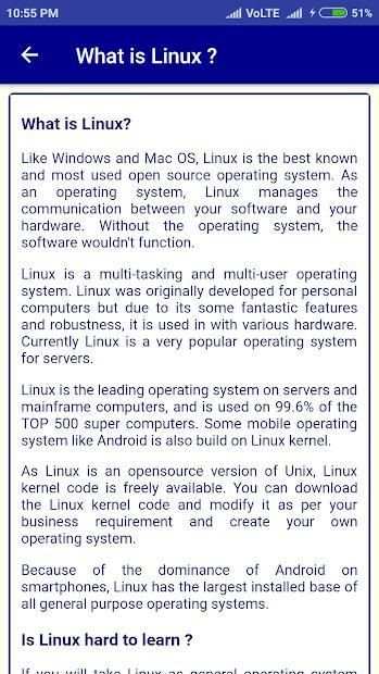 Learn Linux screenshot 1