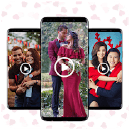ikon Love Video Maker : Full Screen Video Status Maker
