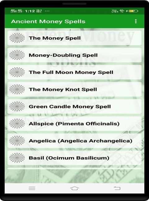 Ancient Money Spells स्क्रीनशॉट 2