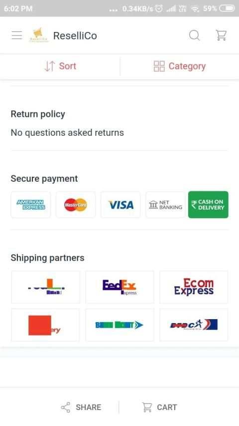 ReselliCo Online Shopping App screenshot 1