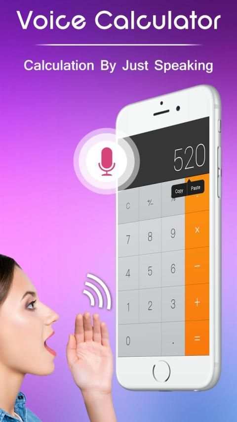 Voice Calculator स्क्रीनशॉट 2