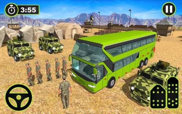 Army Bus Transport Soldier 2019 screenshot 7