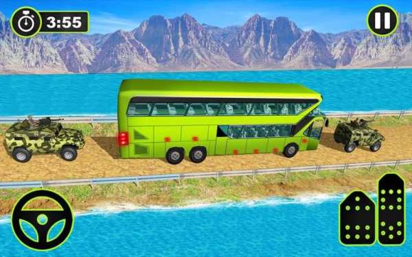 Army Bus Transport Soldier 2019 screenshot 1
