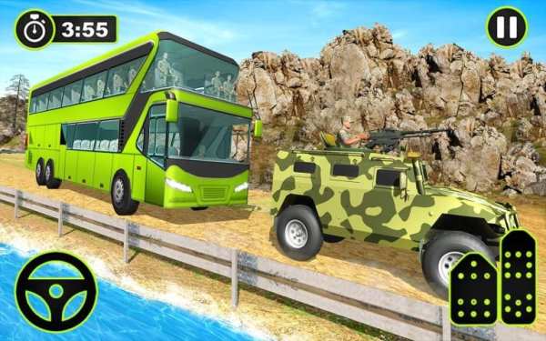 Army Bus Transport Soldier 2019 screenshot 2