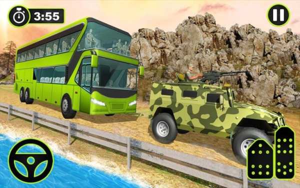 Army Bus Transport Soldier 2019 screenshot 3