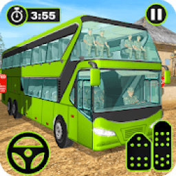 Army Bus Transport Soldier 2019 أيقونة