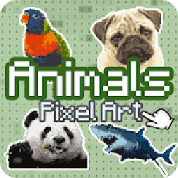 Animals Color by Number - Animals pixel art आइकन