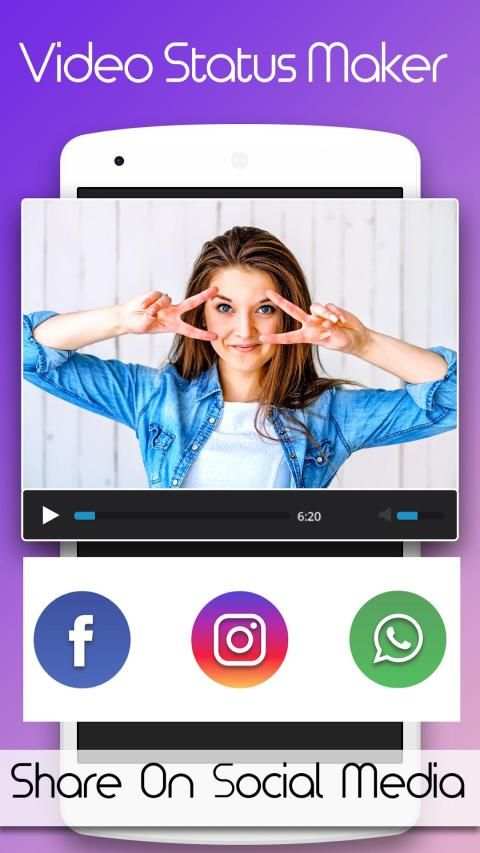 Video Status Maker 2019 स्क्रीनशॉट 1