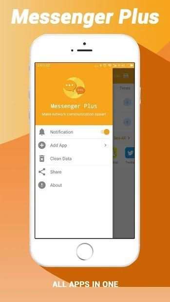 Messenger Plus - Social Network All in One screenshot 4