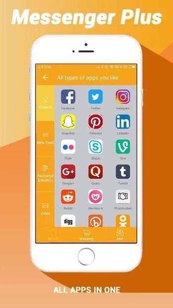 Messenger Plus - Social Network All in One screenshot 3