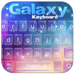 Dreamy Galaxy Keyboard Theme आइकन