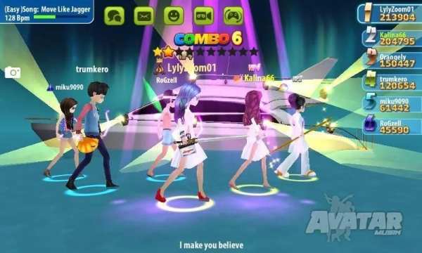 AVATAR MUSIK WORLD - Music and Dance Game screenshot 1