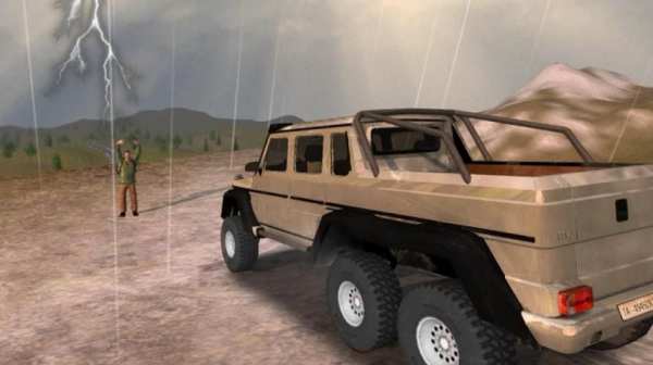 6x6 Offroad Truck Driving Simulator स्क्रीनशॉट 3