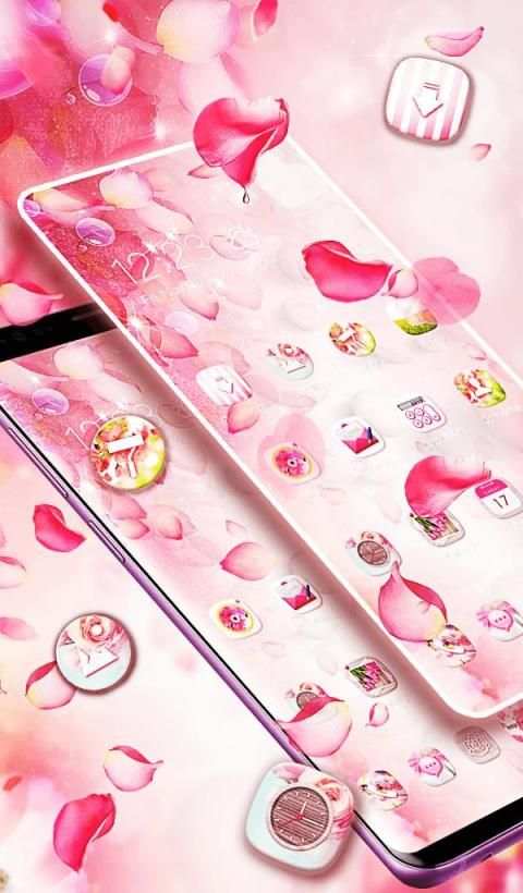 Girly Themes HD Wallpapers 3D icon packs स्क्रीनशॉट 5