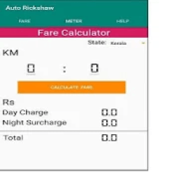 ikon Auto Rickshaw Fare Calculator