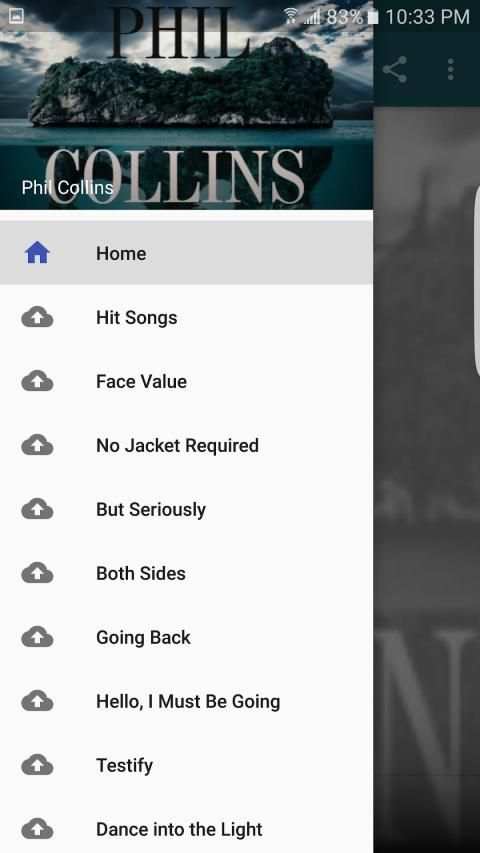 Phil Collins Songs 2 تصوير الشاشة