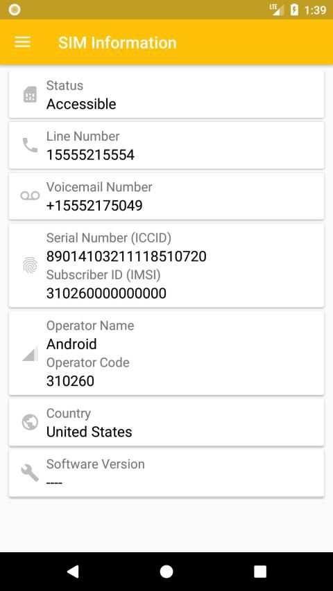 SIM Card Info screenshot 5