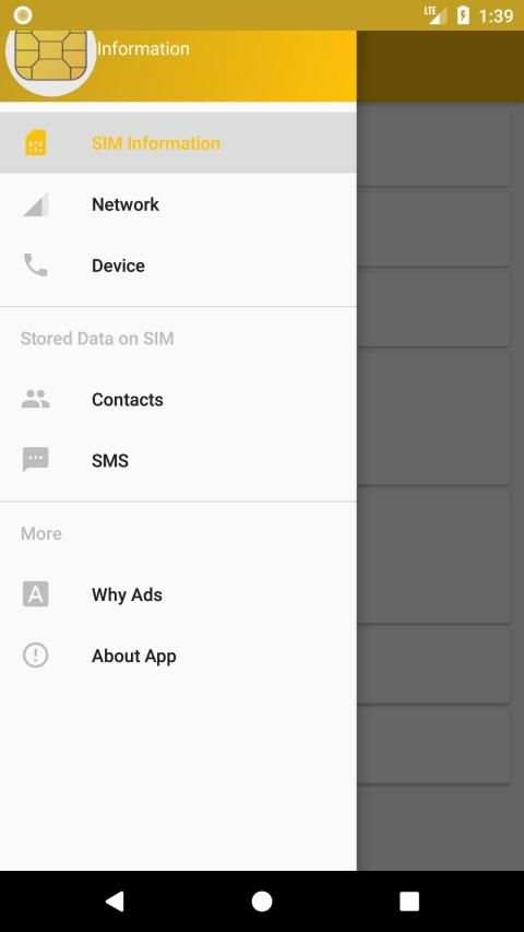 SIM Card Info स्क्रीनशॉट 1