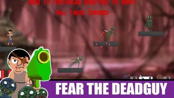 Stickman shooter : zombie hunter screenshot 1