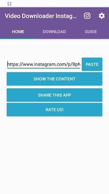 Video Downloade­r for Instagram­ screenshot 2