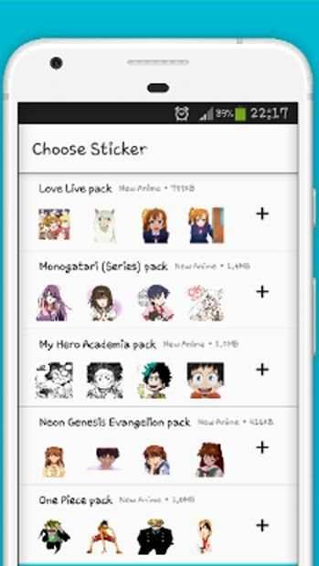 Anime Stickers for Whatsapp - WAStickerApps screenshot 2