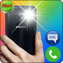 Flash Alert on Call &amp; Sms icon