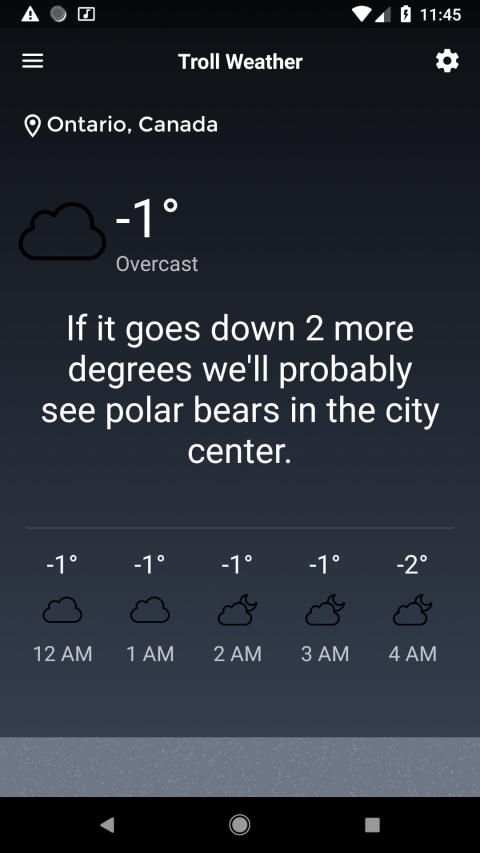 Troll Weather - Funny Weather forecast screenshot 9