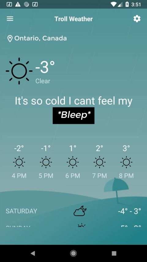 Troll Weather - Funny Weather forecast screenshot 8
