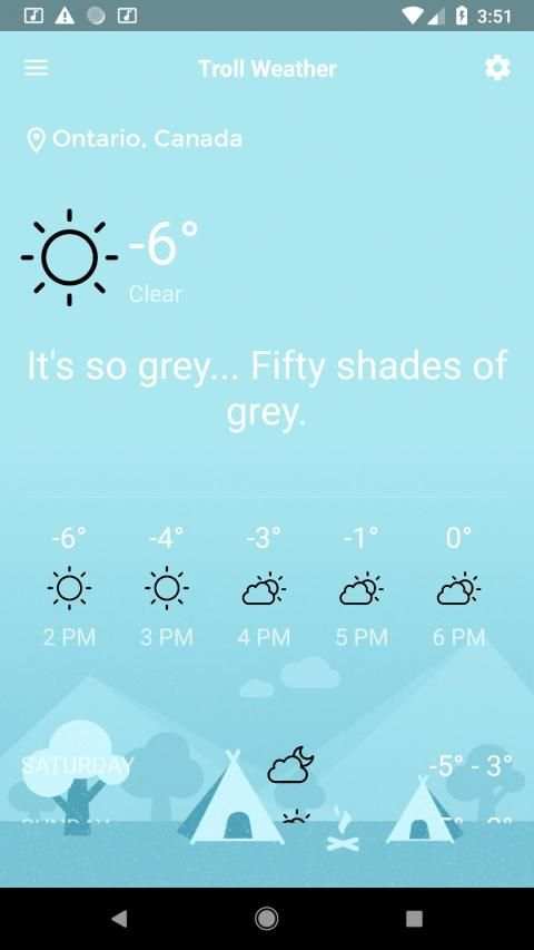 Troll Weather - Funny Weather forecast screenshot 7