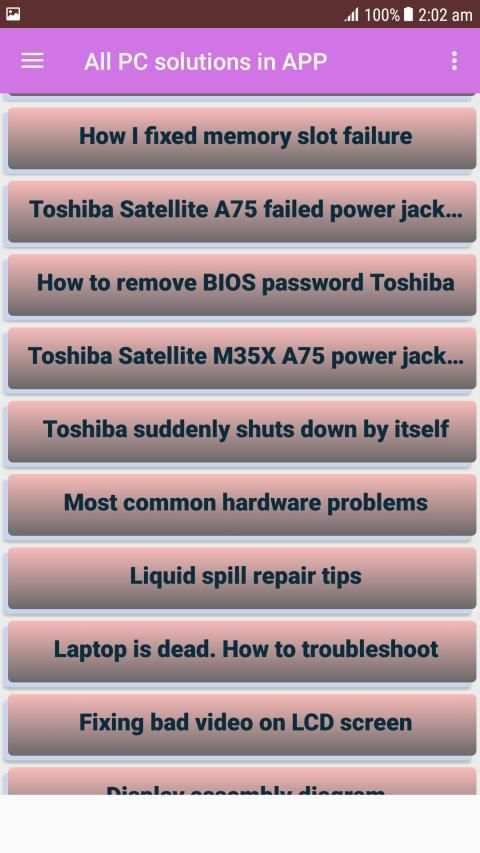 All PC solutions in APP screenshot 3