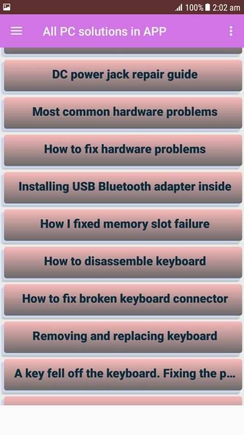 All PC solutions in APP screenshot 4