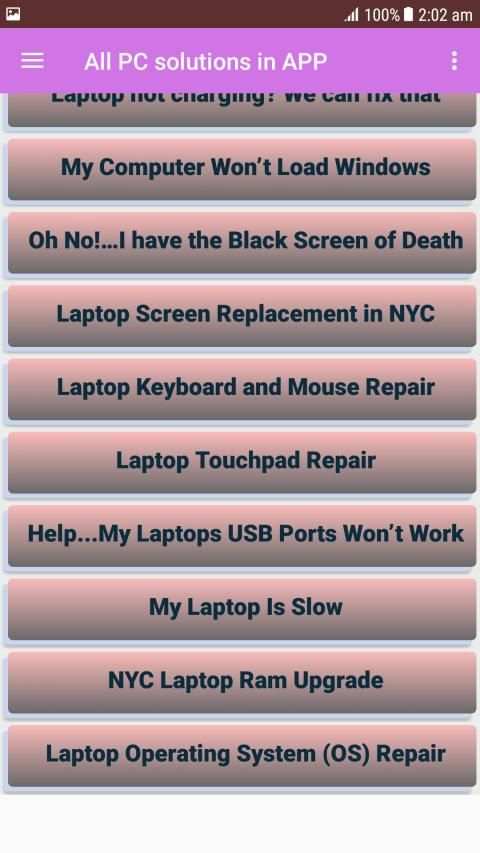 All PC solutions in APP स्क्रीनशॉट 1