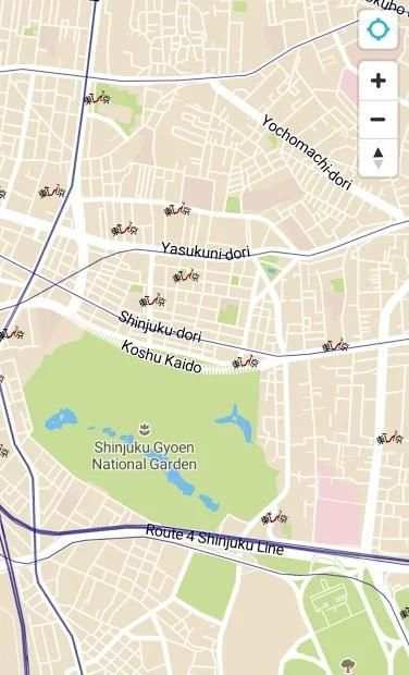 Tokyo Bikesharing Map screenshot 2