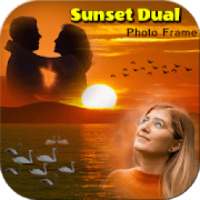 Sunset Dual Photo Frame on 9Apps