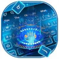 Hand Scan Security Keyboard Theme
