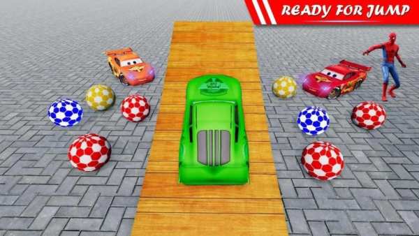 Superheroes Car Simulator Stunt Racing Games screenshot 2